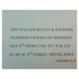 IN-PERSON VIEWING THURSDAY MAY 8TH FROM 5 PM TO 7