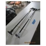 (2) ADJUSTABLE WALKING STICKS