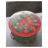 DECORATIVE ROUND STORAGE BOX 11" DIAMETER
