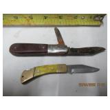 QTY (1) KISTAIN SS POCKET KNIFE-INLAID HANDLE 4" O