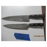 (1) COOKS KNIFE & (1) CONNOISSEUR KNIFE