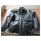 XL LEATHER COAT "ROUNDTREE" (PROFESSIONAL LEATHER