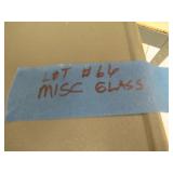 GLASS JUICER, FUNNEL AND REFRIGERATOR DISH