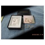 PAIR OF BLACK HILLS GOLD EAR RINGS