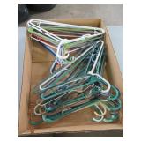 FLAT OF CLOTHES HANGERS
