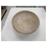WOODEN MIXING BOWL 17 1/2" - SOME CRACKS