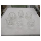 MISC CLEAR GLASS (SOME ETCHED)