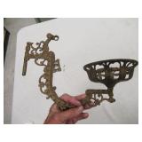 ANTIQUE OIL LAMP HOLDER