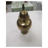 VINTAGE JURDINIERE WITH LID-BRASS? 14 1/2" TALL