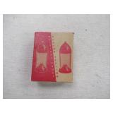 VINTAGE BALL POINT SALT & PEPPER SHAKERS