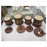 CANISTER SET- ELVES & MUSHROOMS