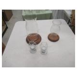 CANDLE HOLDERS QTY (4)