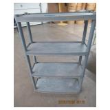 4-SHELF PVC SHELVING UNIT