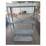 4-SHELF METAL SHELVING UNIT