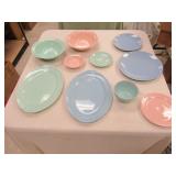 LU-RAY & POTTERS VILLAGE KITCHENWARE QTY (10) PIEC