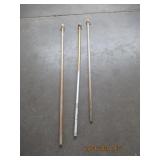 QTY (3) FLAG POLES