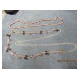 QTY (2) BEADED FASHION NECKLACES