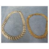 QTY (2) METAL NECKLACES
