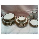 6 set Tiffany & Co.Blue Band Limoge dinnerware