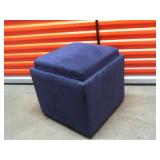 Footstool w/Storage/Tray- On wheels