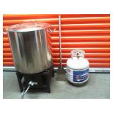 Gas One burner and XLarge Cajun Boiling Pot