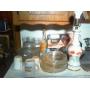 dishware and lamp