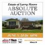 Estate of Larry Moore Absolute Real Estate Auction