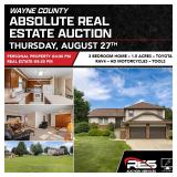Wayne County Absolute Real Estate Auction