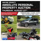Wayne County Absolute Personal Property Auction