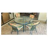 Patio Table and 4 Matching Chairs