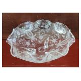 Fostora Footed Antique DIsh