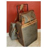 Hartman Vintage Leather Tweed Set