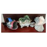 Decorative Pottery Fish and planter