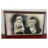 Antique Photo Wedding Couple