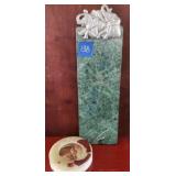 Elephant Marble Charcuterie Board and marble dish