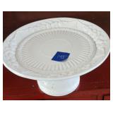 White Italian Cake Pedestal