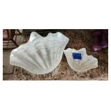 Turkish Glass Shell Bowls by Arda