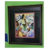 Art piece picturing dancing women