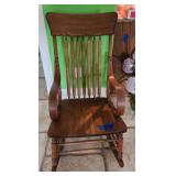 Bent wood Armed Wood Rocking Chair