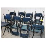 Blue kids chairs - 16 ct