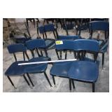 Blue kids chairs - 12 ct