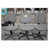 3 office chairs