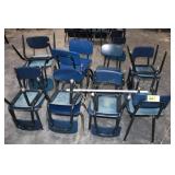 Blue kids chairs - 16 ct