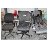 3 office chairs