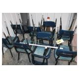 Blue kids chairs - 16 ct