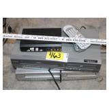2 VCR/DVD players, TV accessory
