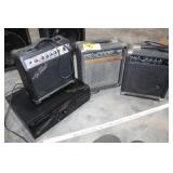 3 Amps and JVC cassette player