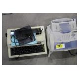 Typewriter & fax machine