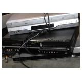 3 VCR/DVD players