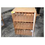 Wooden divided cabinet